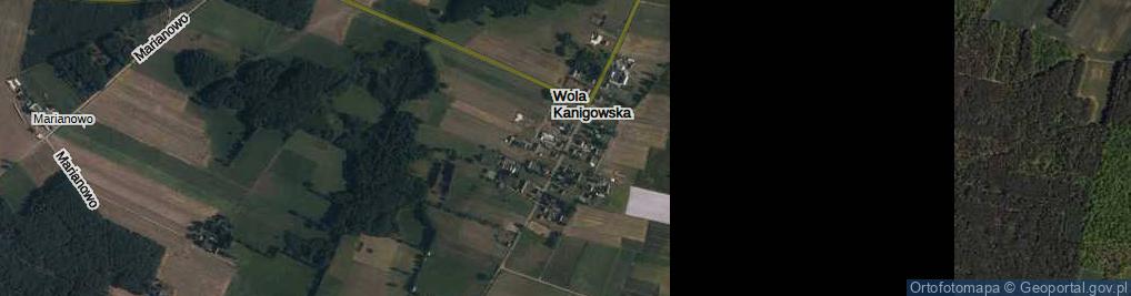 Zdjęcie satelitarne Wola Kanigowska ul.